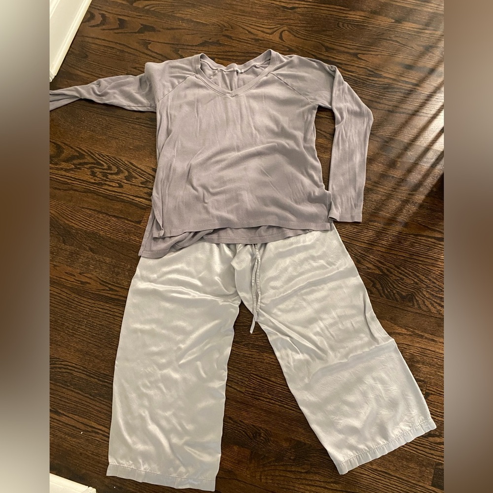 PJ Harlow Pajamas franki/Jolie capri dark silver small